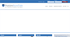 Desktop Screenshot of physiciansroundtable.com